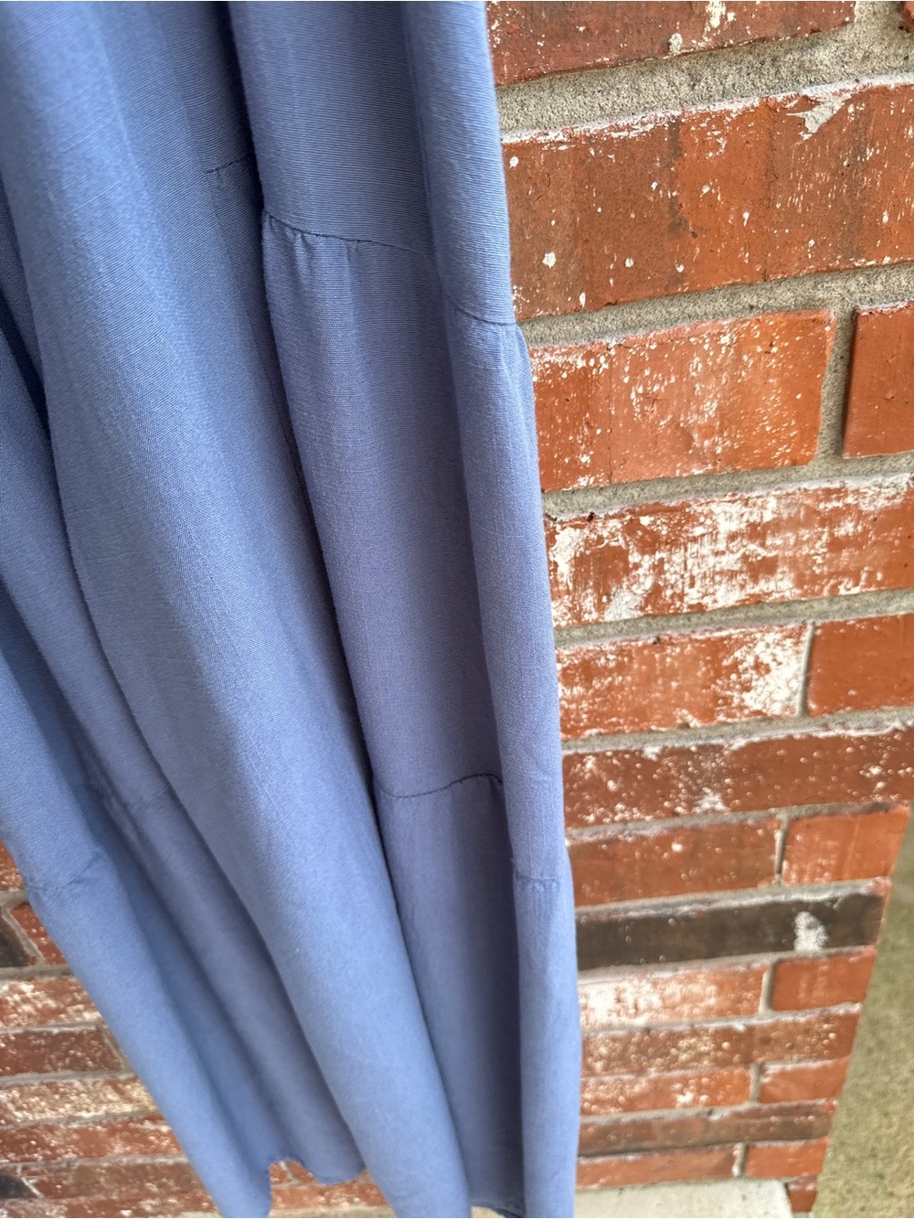 New In Slate Blue Wide Leg Jumper with Ruffles - Picture 6 of 7